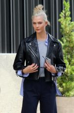 KARLIE KLOSS on the Set of a Photoshoot in New York 07/23/2017