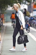 KARLIE KLOSS Out and About in New York 07/14/2017