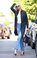 KARLIE KLOSS Out and About in New York 07/19/2017