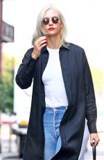 KARLIE KLOSS Out and About in New York 07/19/2017