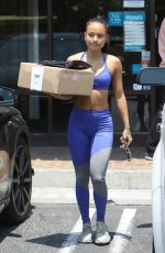 KARREUCHE TRAN in Tights Out Shopping in West Hollywood 07/16/2017