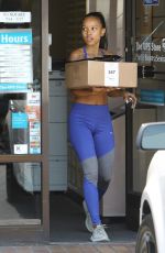 KARREUCHE TRAN in Tights Out Shopping in West Hollywood 07/16/2017