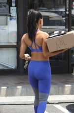KARREUCHE TRAN in Tights Out Shopping in West Hollywood 07/16/2017
