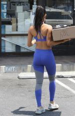KARREUCHE TRAN in Tights Out Shopping in West Hollywood 07/16/2017