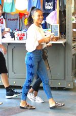 KARREUCHE TRAN Shopping at The Grove in West Hollywood 07/16/2017