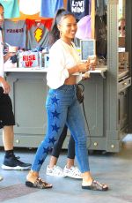 KARREUCHE TRAN Shopping at The Grove in West Hollywood 07/16/2017