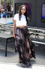 KAT GRAHAM on the Set of Extra in Universal City 07/19/2017