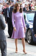KATE MIDDLETON Arrives at Maritime Museum in Hamburg 07/21/2017