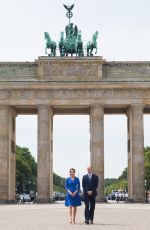 KATE MIDDLETON at Brandenburg Gate in Berlin 07/19/2017