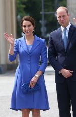 KATE MIDDLETON at Brandenburg Gate in Berlin 07/19/2017