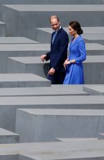 KATE MIDDLETON at Holocaust Memorial in Berlin 07/19/2017