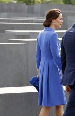 KATE MIDDLETON at Holocaust Memorial in Berlin 07/19/2017