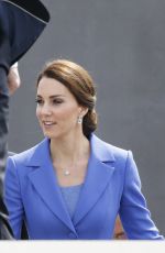 KATE MIDDLETON at Holocaust Memorial in Berlin 07/19/2017