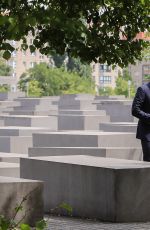 KATE MIDDLETON at Holocaust Memorial in Berlin 07/19/2017