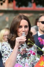 KATE MIDDLETON at Long Market in Gdansk 07/18/2017