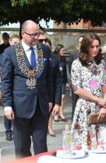 KATE MIDDLETON at Long Market in Gdansk 07/18/2017