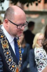 KATE MIDDLETON at Long Market in Gdansk 07/18/2017