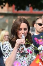 KATE MIDDLETON at Long Market in Gdansk 07/18/2017