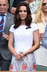 KATE MIDDLETON at Mens Singles Final at Wimbledon Tennis Championships in London 07/16/2017