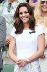 KATE MIDDLETON at Mens Singles Final at Wimbledon Tennis Championships in London 07/16/2017