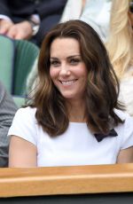 KATE MIDDLETON at Mens Singles Final at Wimbledon Tennis Championships in London 07/16/2017