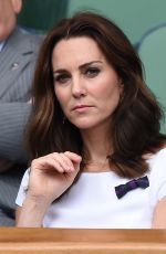 KATE MIDDLETON at Mens Singles Final at Wimbledon Tennis Championships in London 07/16/2017