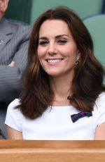 KATE MIDDLETON at Mens Singles Final at Wimbledon Tennis Championships in London 07/16/2017