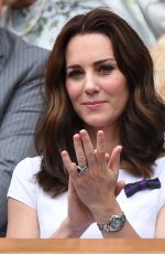 KATE MIDDLETON at Mens Singles Final at Wimbledon Tennis Championships in London 07/16/2017