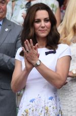 KATE MIDDLETON at Mens Singles Final at Wimbledon Tennis Championships in London 07/16/2017
