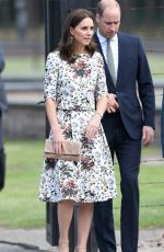 KATE MIDDLETON at Stutthof Concentration Camp in Gdansk 07/18/2017