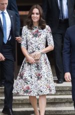 KATE MIDDLETON at Stutthof Concentration Camp in Gdansk 07/18/2017