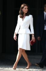KATE MIDDLETON at Warsaw Rising Museum in Warsaw 07/17/2017