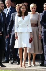 KATE MIDDLETON at Warsaw Rising Museum in Warsaw 07/17/2017