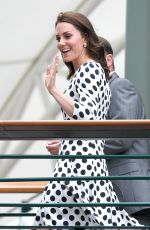 KATE MIDDLETON at Wimbledon Championships in London 07/03/2017