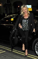 KATE MOSS Arrives at Mr Chows Restaurant in London 07/17/2017