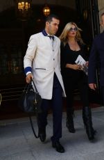 KATE MOSS Leaves Her Hotel in Paris 07/05/2017