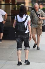 KATEY SAGAL Out in New York 07/05/2017