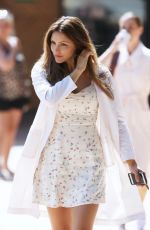 KATHARINE MCPHEE on the Set of The Lost Wife of Roberts Durst 07/11/2017