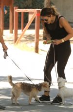 KATHARINE MCPHEE Out with Her Dog in Los Angeles 07/22/2017