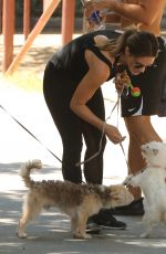 KATHARINE MCPHEE Out with Her Dog in Los Angeles 07/22/2017