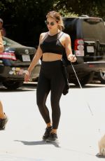 KATHARINE MCPHEE Out with Her Dog in Los Angeles 07/22/2017