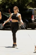 KATHARINE MCPHEE Out with Her Dog in Los Angeles 07/22/2017