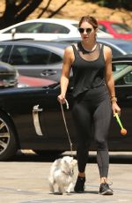 KATHARINE MCPHEE Out with Her Dog in Los Angeles 07/22/2017