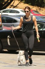 KATHARINE MCPHEE Out with Her Dog in Los Angeles 07/22/2017