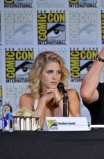 KATIE CASSIDY at Arrow Panel at Comic-con in San Diego 07/22/2017
