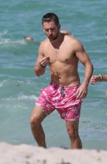 KATIE CASSIDY in Bikini on the Beach in Miami 07/01/2017