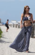 KATIE CASSIDY in Bikini on the Beach in Miami 07/01/2017