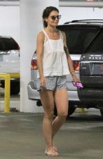 KATIE HOLMES at a Mall in Beverly Hills 06/28/2017