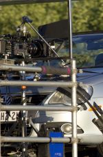 KATIE HOLMES on the Set of The Gift in Montreal 07/05/2017