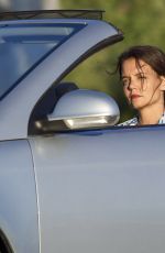 KATIE HOLMES on the Set of The Gift in Montreal 07/05/2017